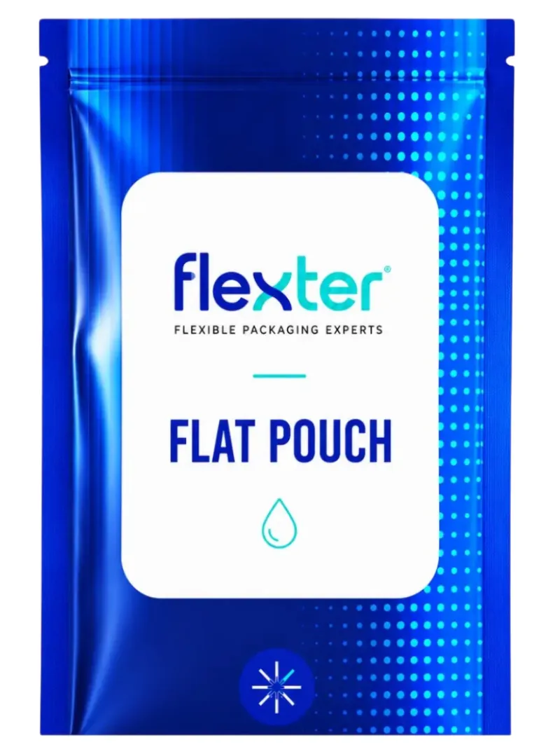 3 Side Seal Pouch Flexter, Bolsa sellada por tres 3 lados Flexter, Flat Pouch Flexter